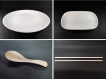 2). PLA Tableware Plate / Spoon / Chopsticks